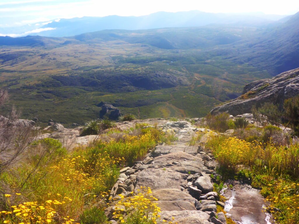 Madagascar landscape on a trekking route